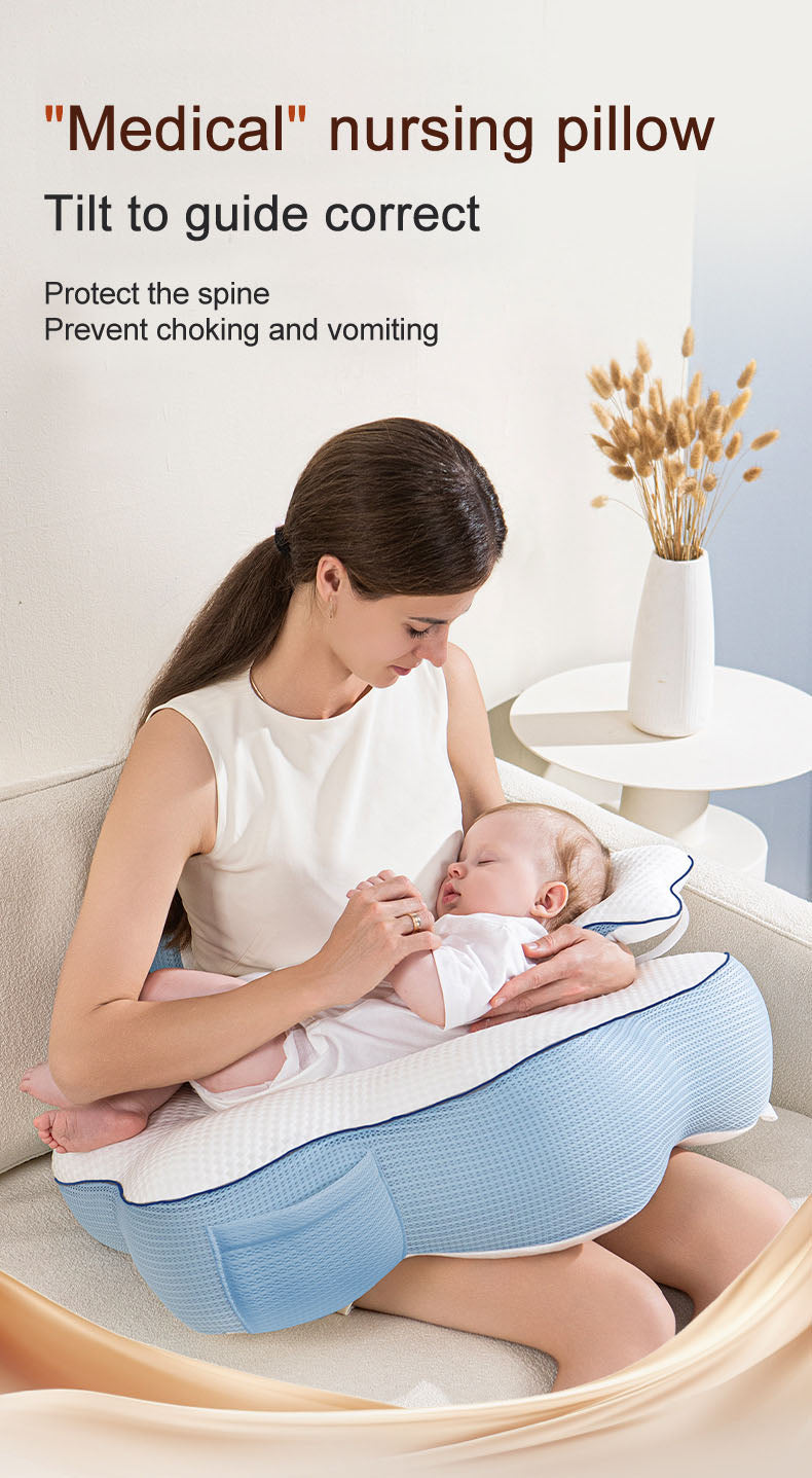 Hugging Type Baby Feeding Nursing Pillow Lumbar Support Cushion Lying Auxiliary
