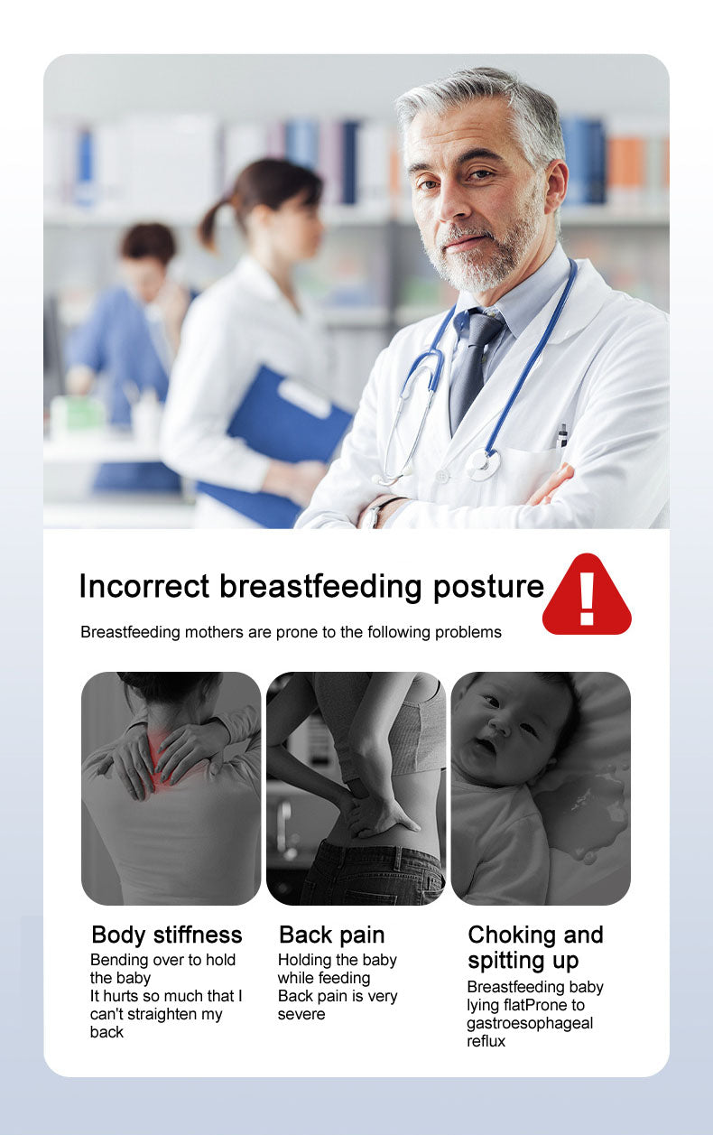 Hugging Type Baby Feeding Nursing Pillow Lumbar Support Cushion Lying Auxiliary