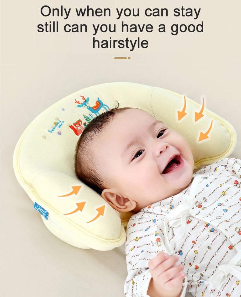Newborn baby anti flat head pillow memory foam Breathable comfortable