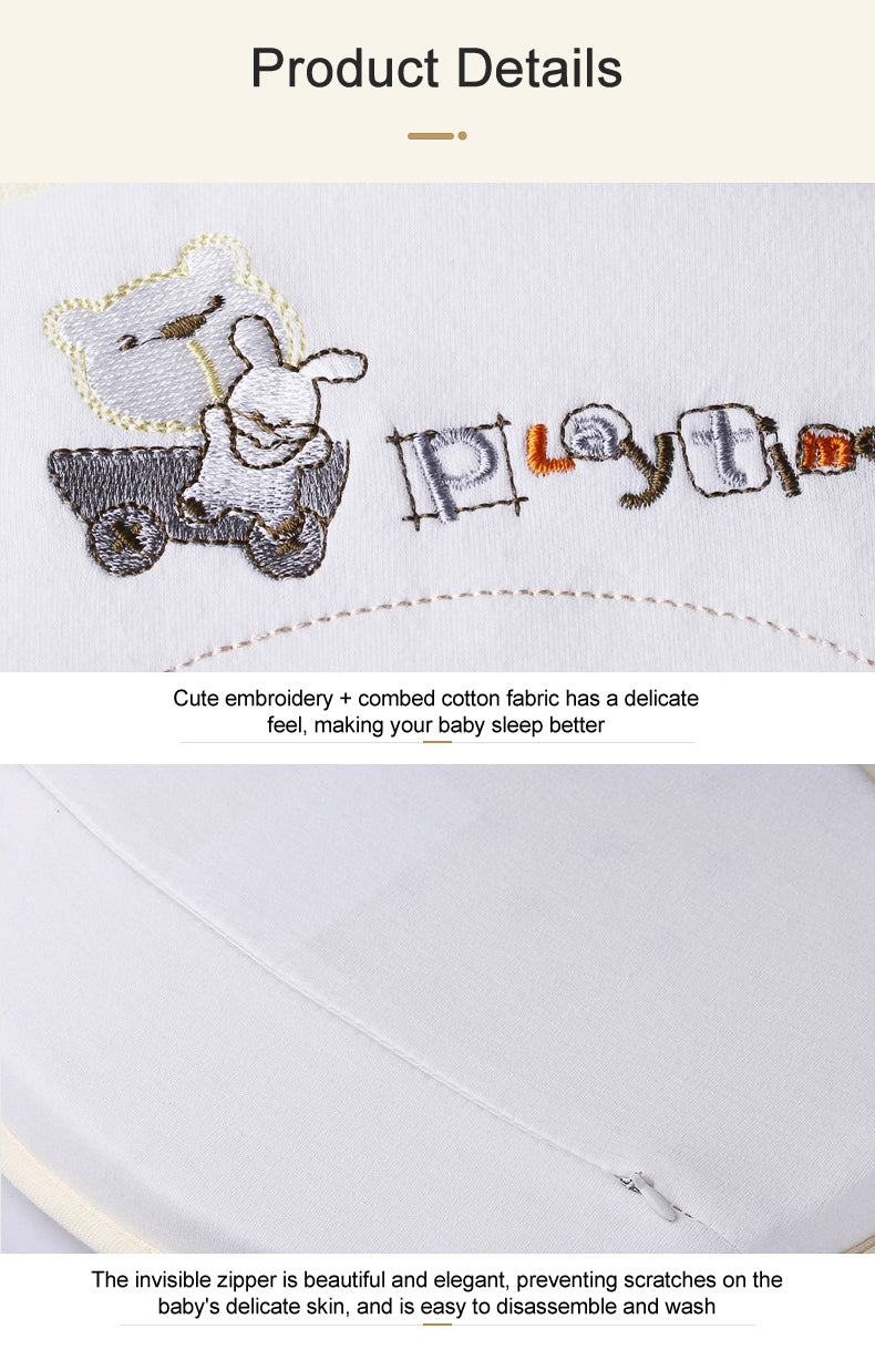 Newborn baby anti flat head pillow memory foam Breathable comfortable