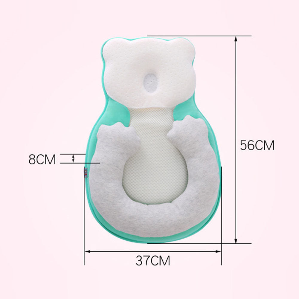 Baby Newborn Portable Pillow Lounger Bed Anti Flat Head Memory Foam