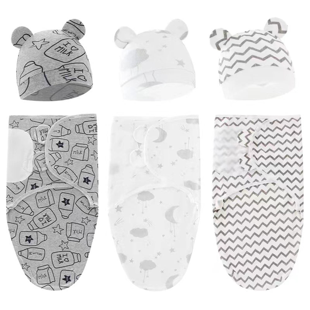 Baby Newborn sleeping bag anti-kicking blanket wrap swaddle Spring Silkworm