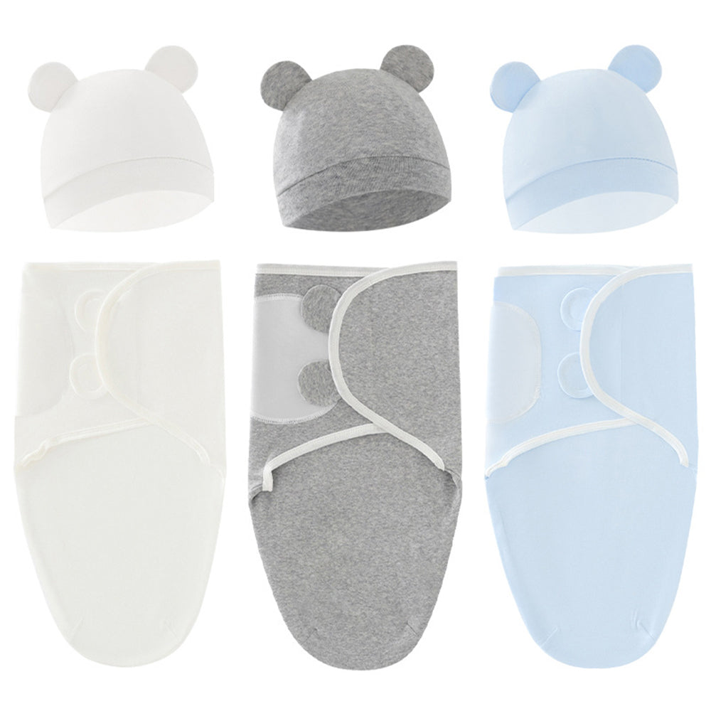 Baby Newborn sleeping bag anti-kicking blanket wrap swaddle Spring Silkworm