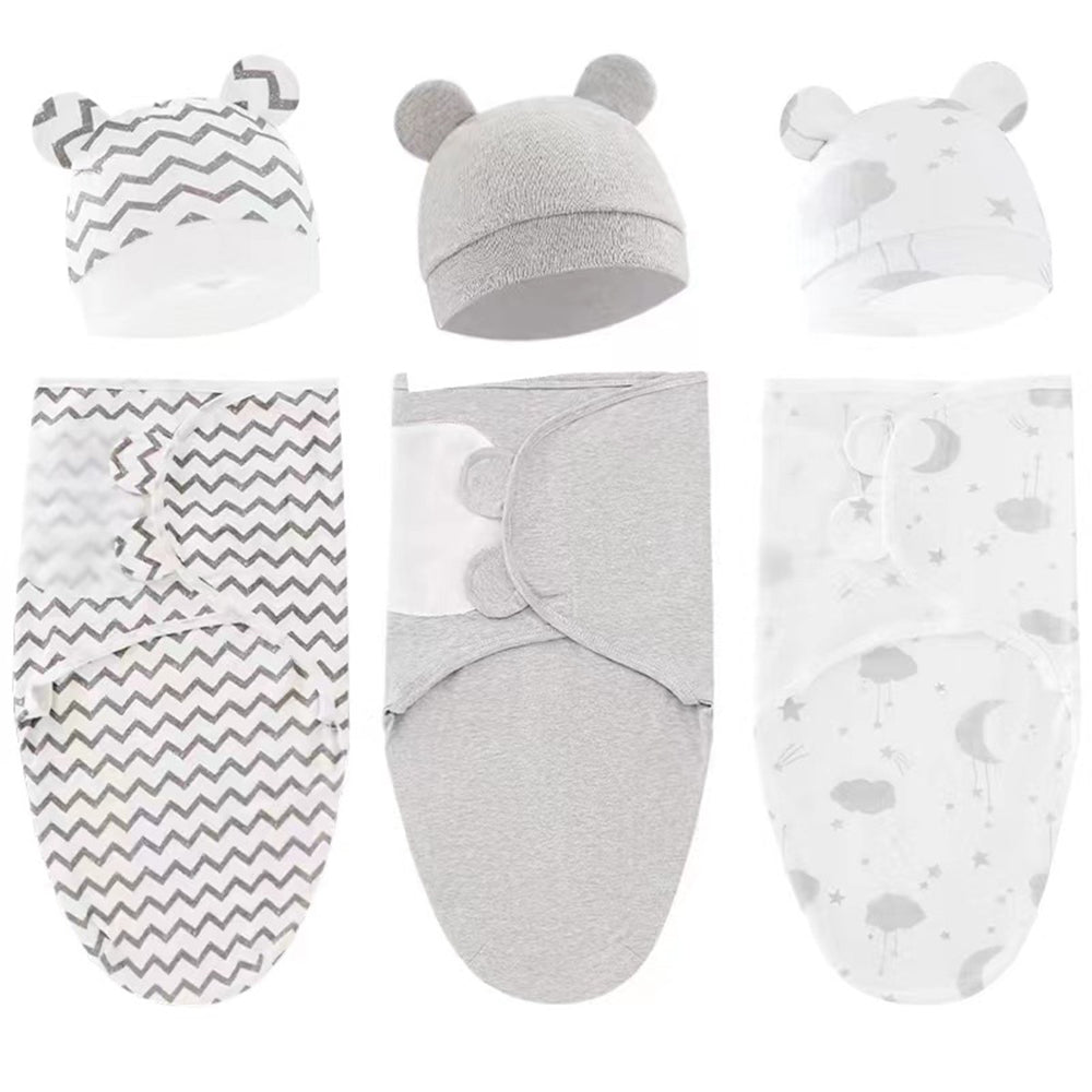 Baby Newborn sleeping bag anti-kicking blanket wrap swaddle Spring Silkworm