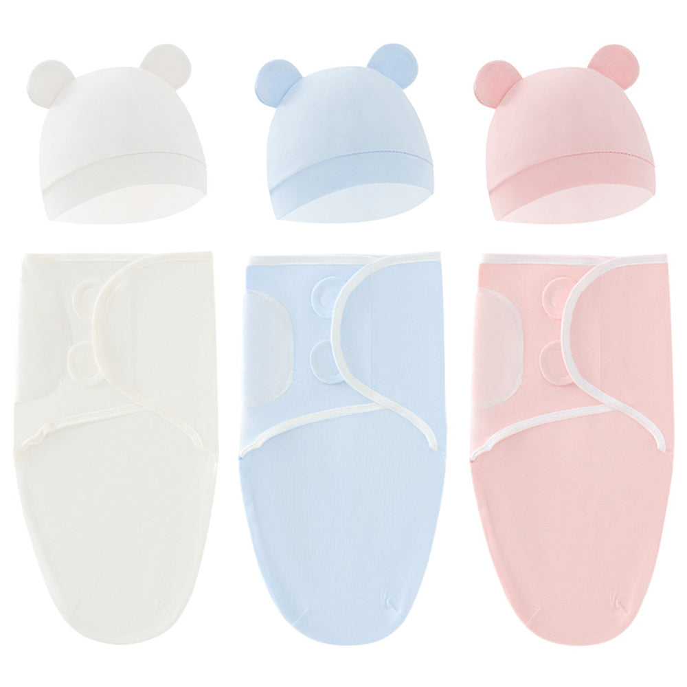 Baby Newborn sleeping bag anti-kicking blanket wrap swaddle Spring Silkworm