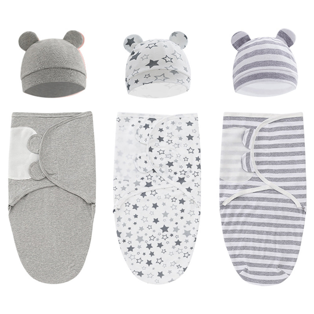 Baby Newborn sleeping bag anti-kicking blanket wrap swaddle Spring Silkworm