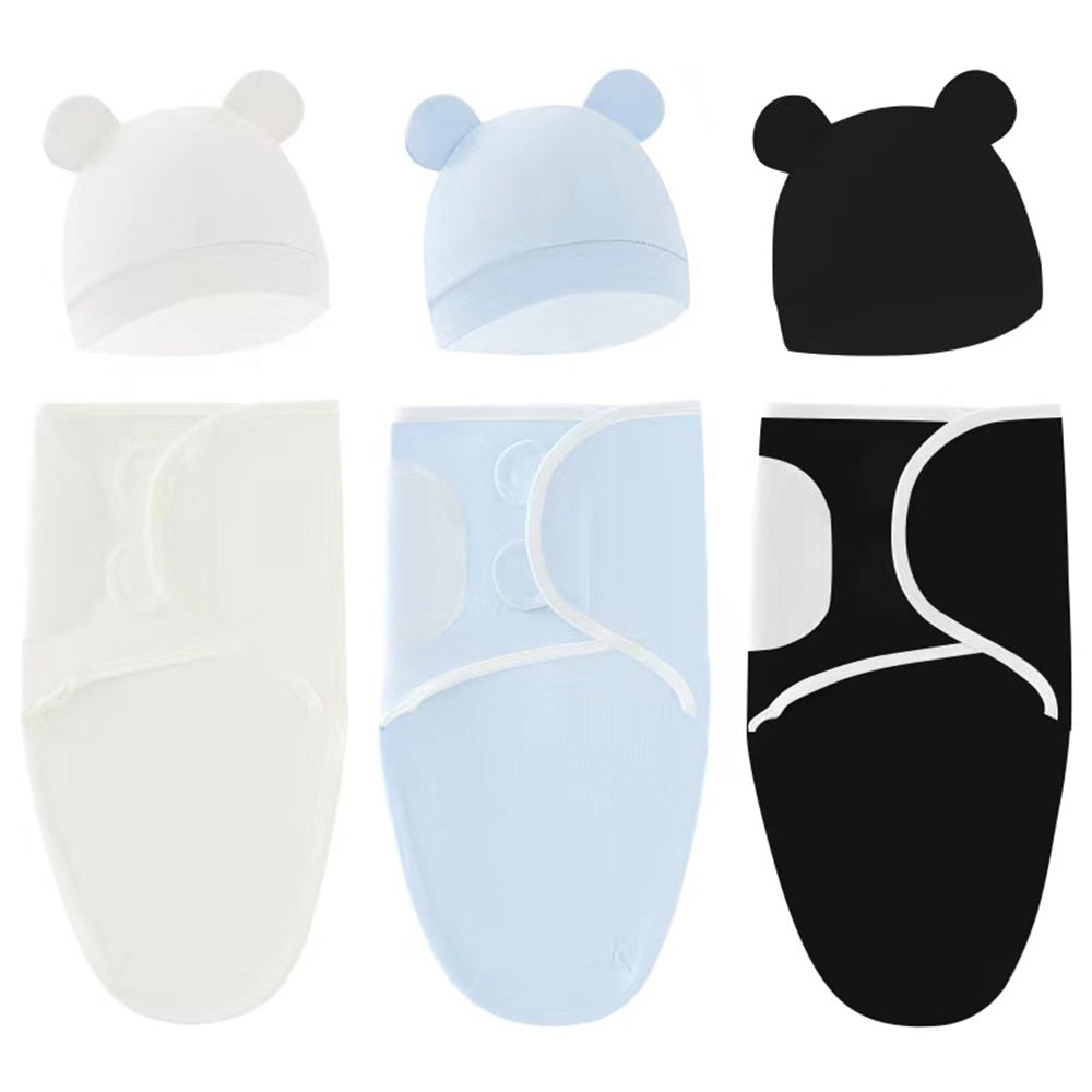 Baby Newborn sleeping bag anti-kicking blanket wrap swaddle Spring Silkworm