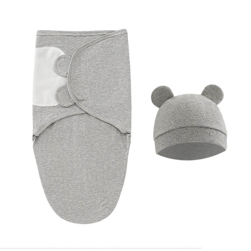 Baby Newborn sleeping bag anti-kicking blanket wrap swaddle Spring Silkworm