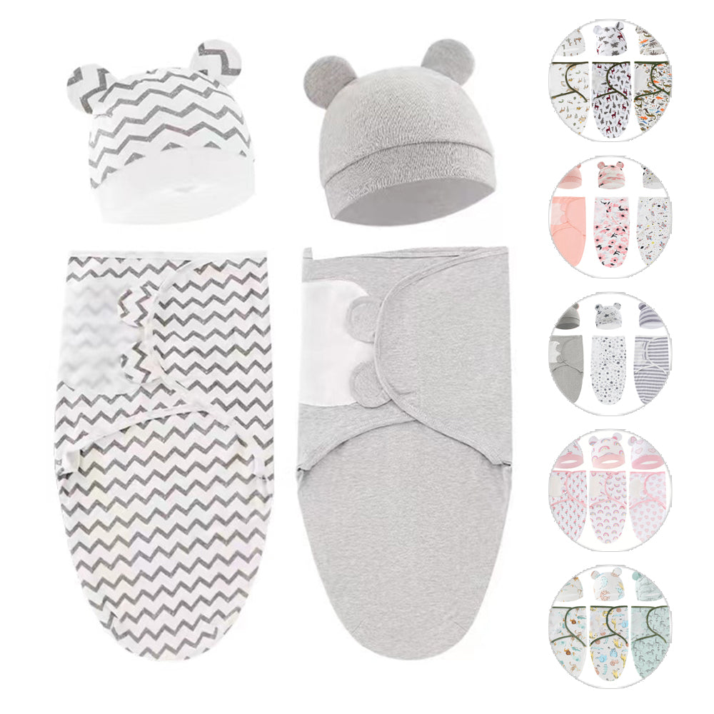 Baby Newborn sleeping bag anti-kicking blanket wrap swaddle Spring Silkworm