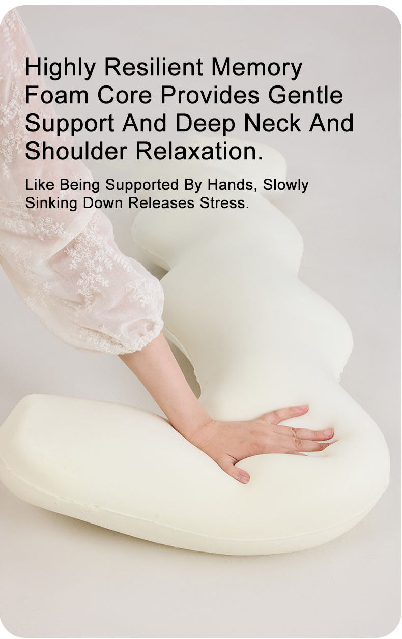 memory foam ice silk cool sleeping pillow sleeping leg pregnant pillow