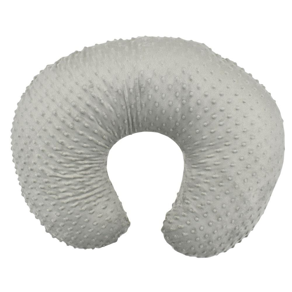 Portable Breastfeeding Angled Nursing Feeding Pillow Case Soft Minky Dot