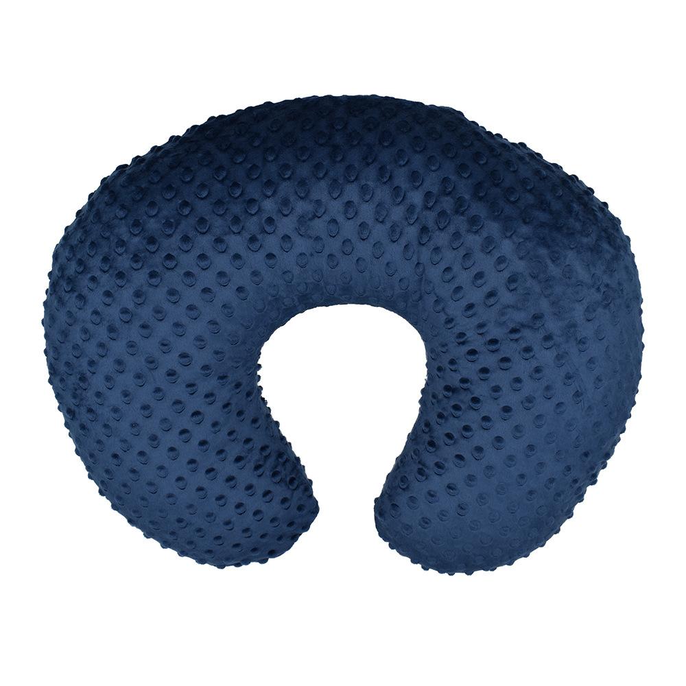 Portable Breastfeeding Angled Nursing Feeding Pillow Case Soft Minky Dot