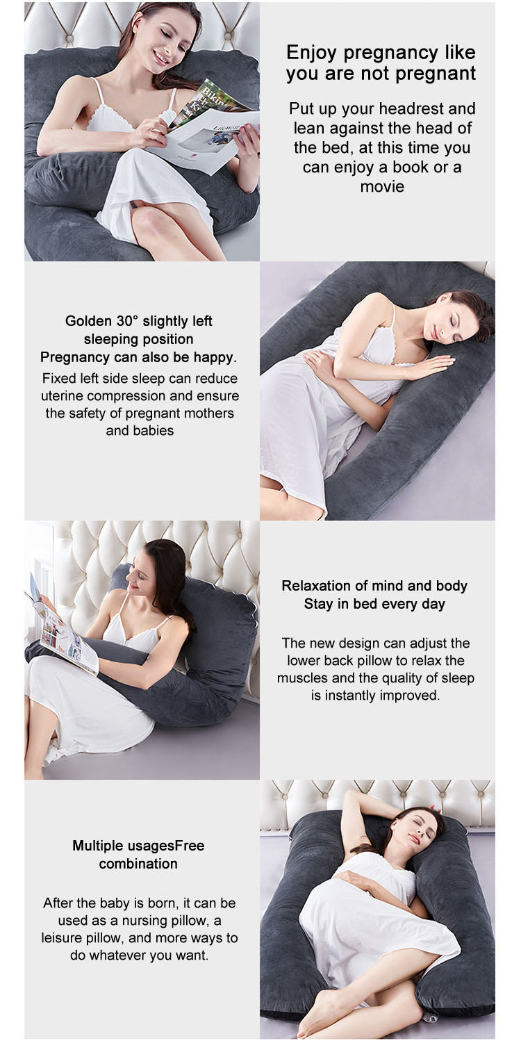 U Shaped Expectant maternity mothers Body Pillow