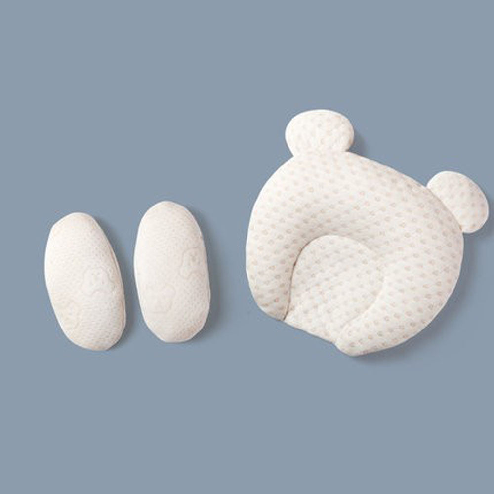 Newborn baby anti flat head pillow core Silk floss Latex