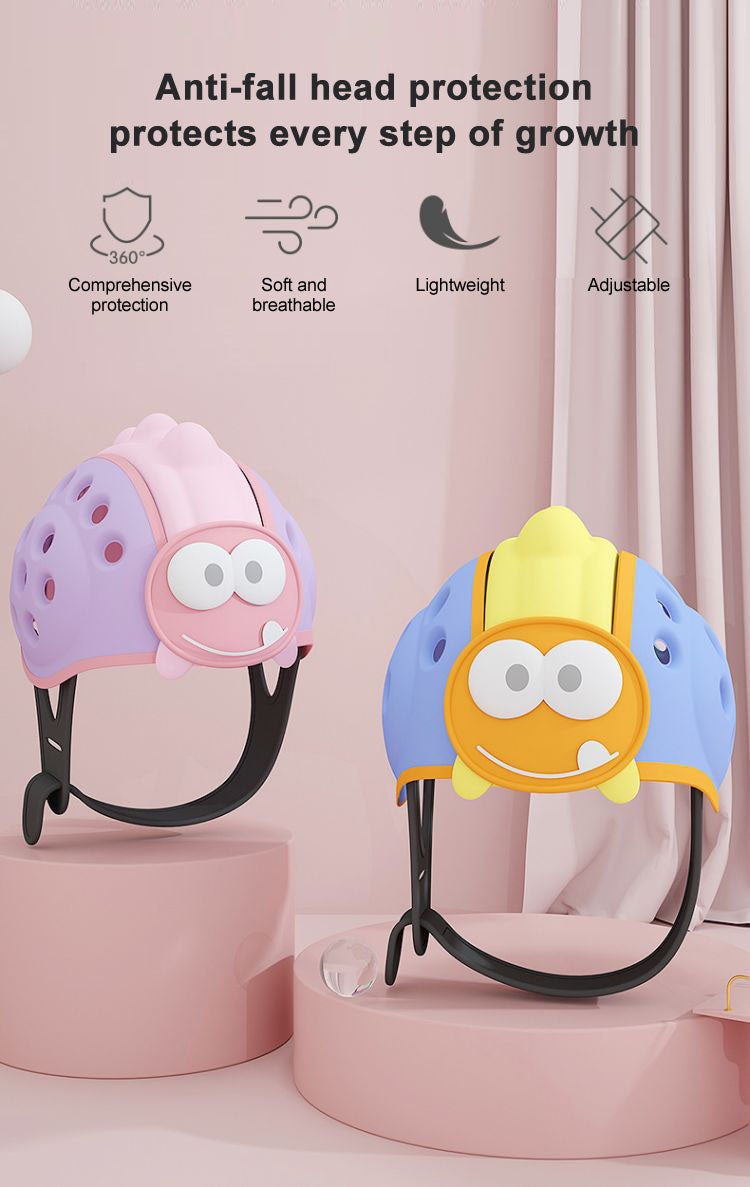 Baby Safety Helmet Learning to Walk Head Protection Cap Breathable Protective Headgear