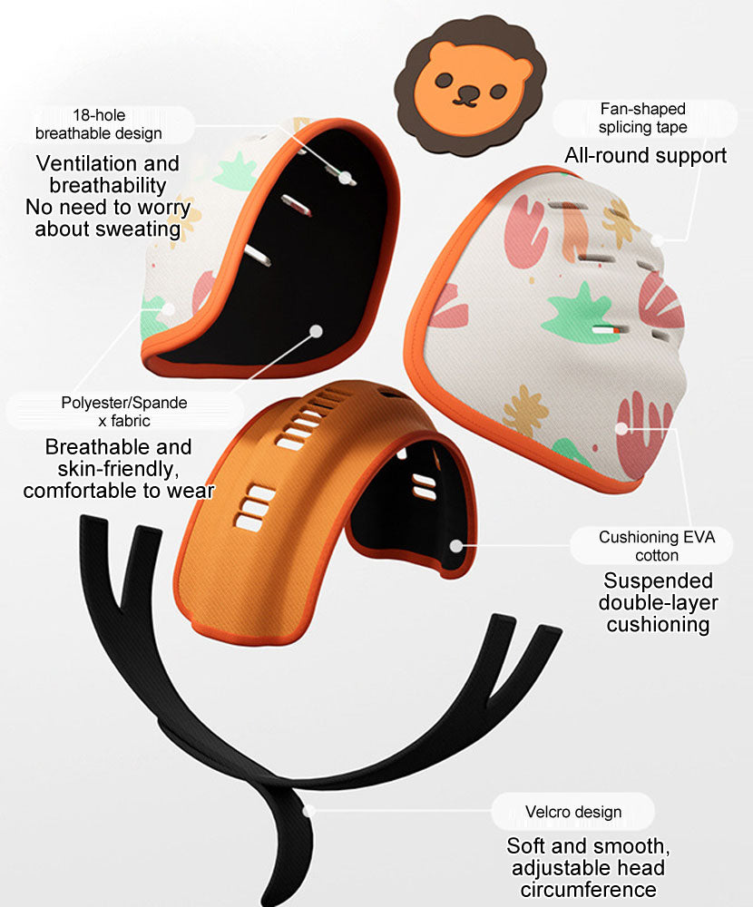 Baby Safety Helmet Learning to Walk Head Protection Cap Breathable Protective Headgear