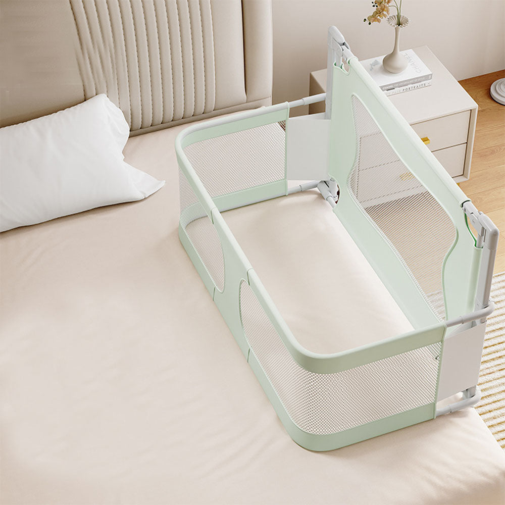 Baby Bed Bedside Sleeper 3 in 1 Folding Portable Crib Breathable Safe Bassinet