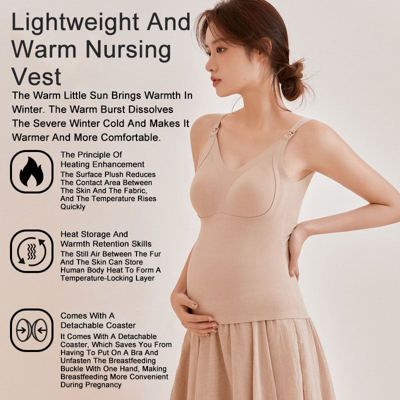 Nursing Suspender maternity vests bras Breastfeeding underwear Thickening