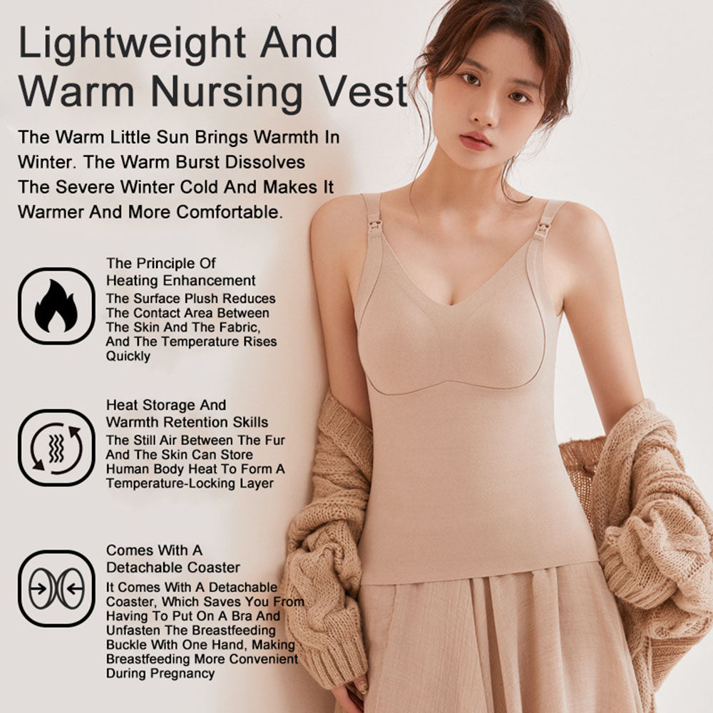 Nursing Suspender maternity vests bras Breastfeeding underwear Thickening