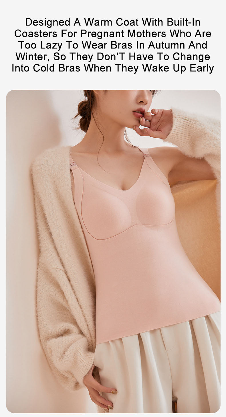 Nursing Suspender maternity vests bras Breastfeeding underwear Thickening
