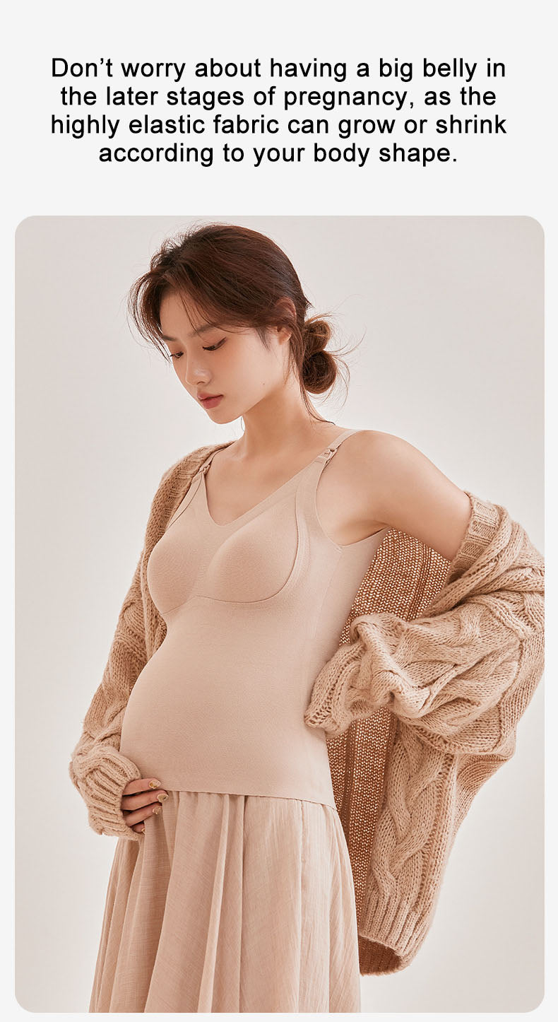 Nursing Suspender maternity vests bras Breastfeeding underwear Thickening