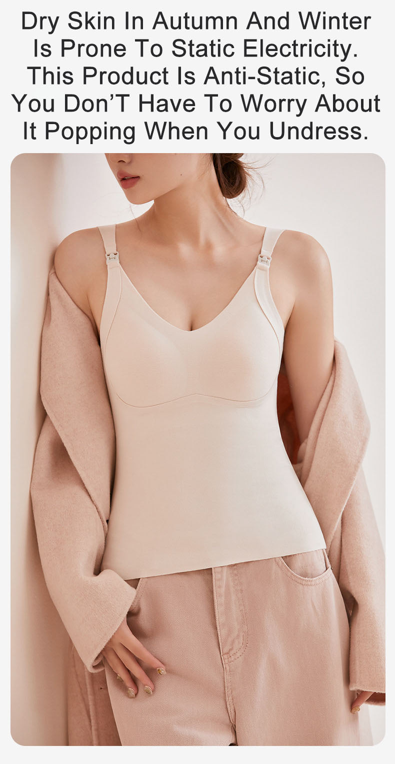 Nursing Suspender maternity vests bras Breastfeeding underwear Thickening
