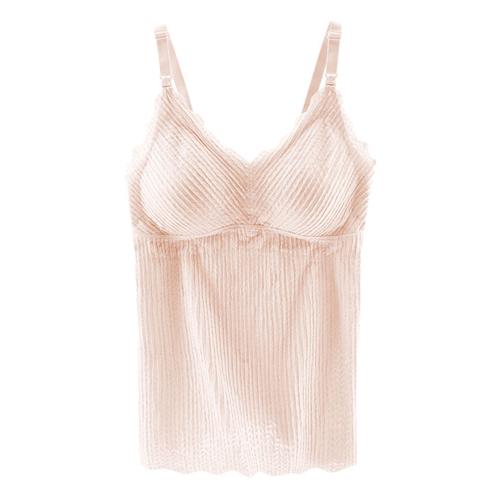 Nursing Camisole Pregnant Tops Summer Thin Postpartum Feeding Prevent Exposure
