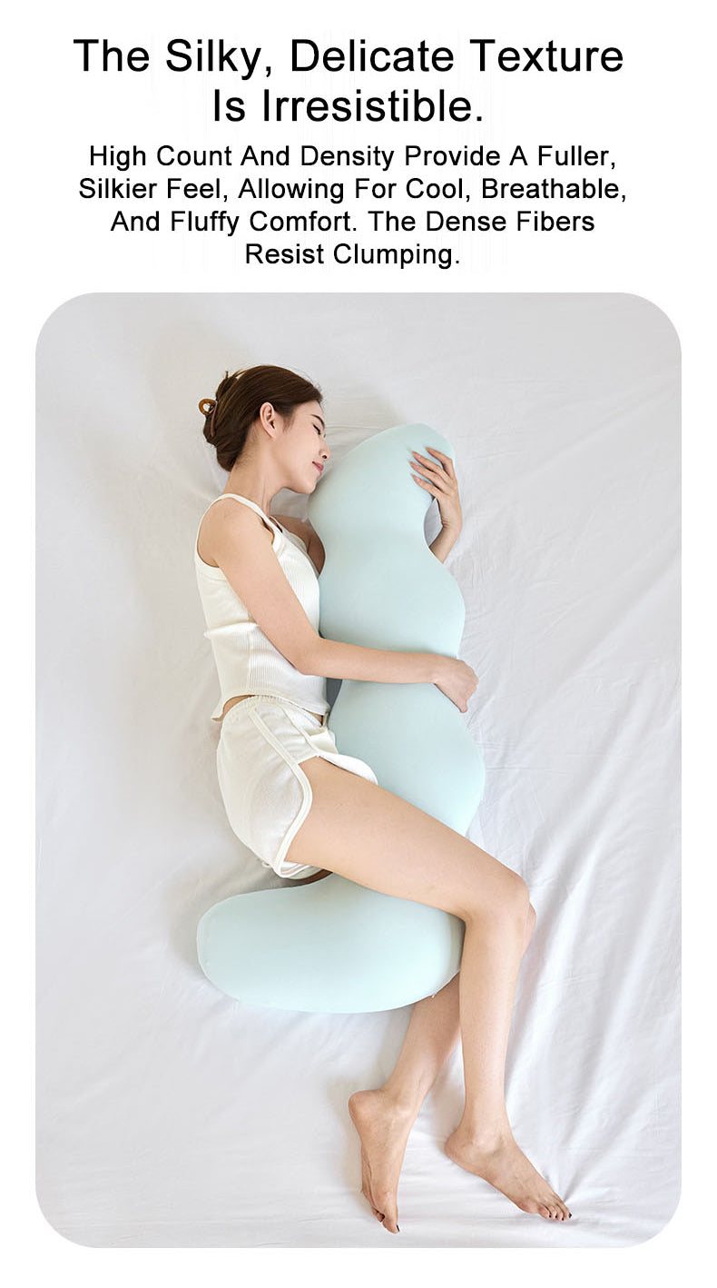 memory foam ice silk cool sleeping pillow sleeping leg pregnant pillow