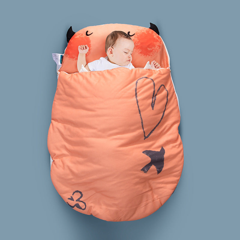 Breathable Anti Kick Safe Nights Cotton Infant Baby Sleep Bag Sack Blanket