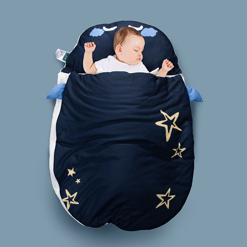 Breathable Anti Kick Safe Nights Cotton Infant Baby Sleep Bag Sack Blanket