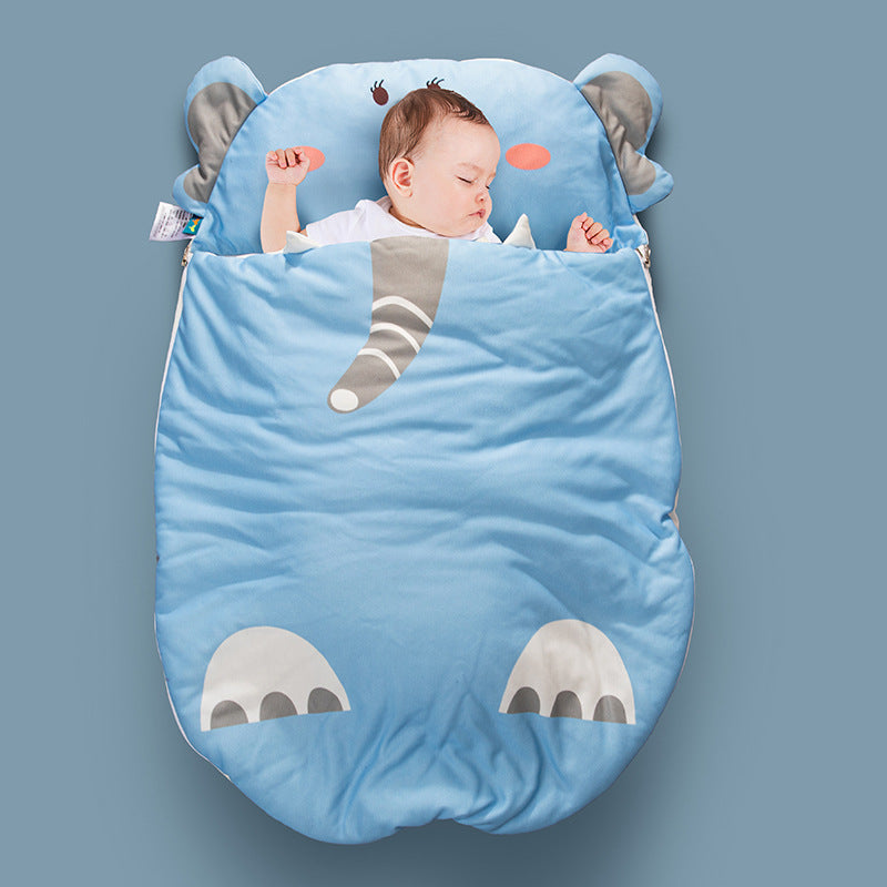 Breathable Anti Kick Safe Nights Cotton Infant Baby Sleep Bag Sack Blanket
