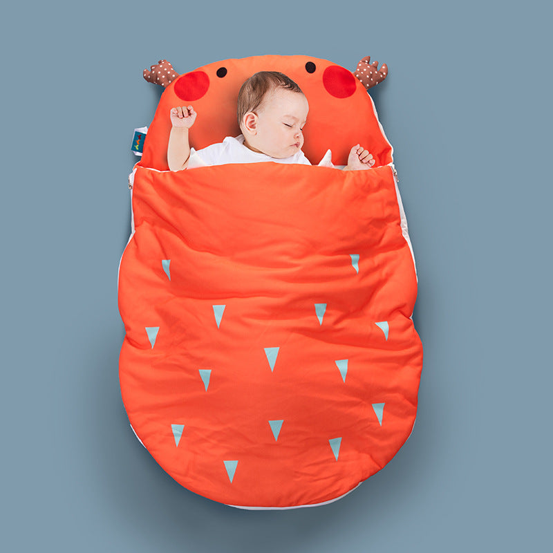 Breathable Anti Kick Safe Nights Cotton Infant Baby Sleep Bag Sack Blanket