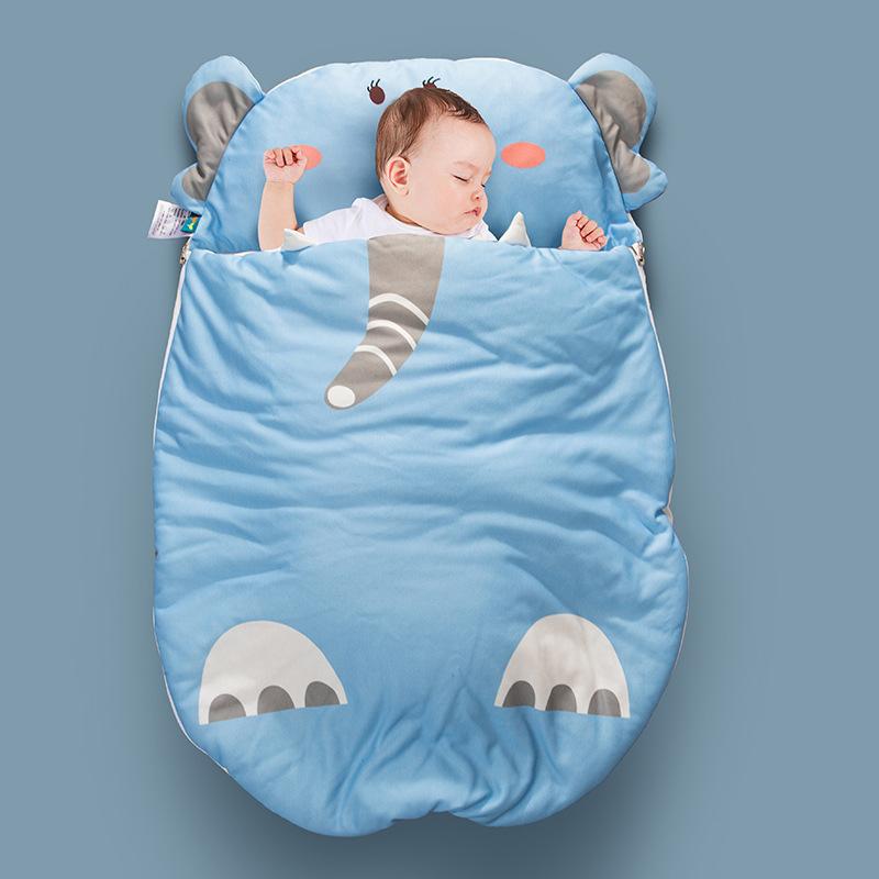 Breathable Anti Kick Safe Nights Cotton Infant Baby Sleep Bag Sack Blanket