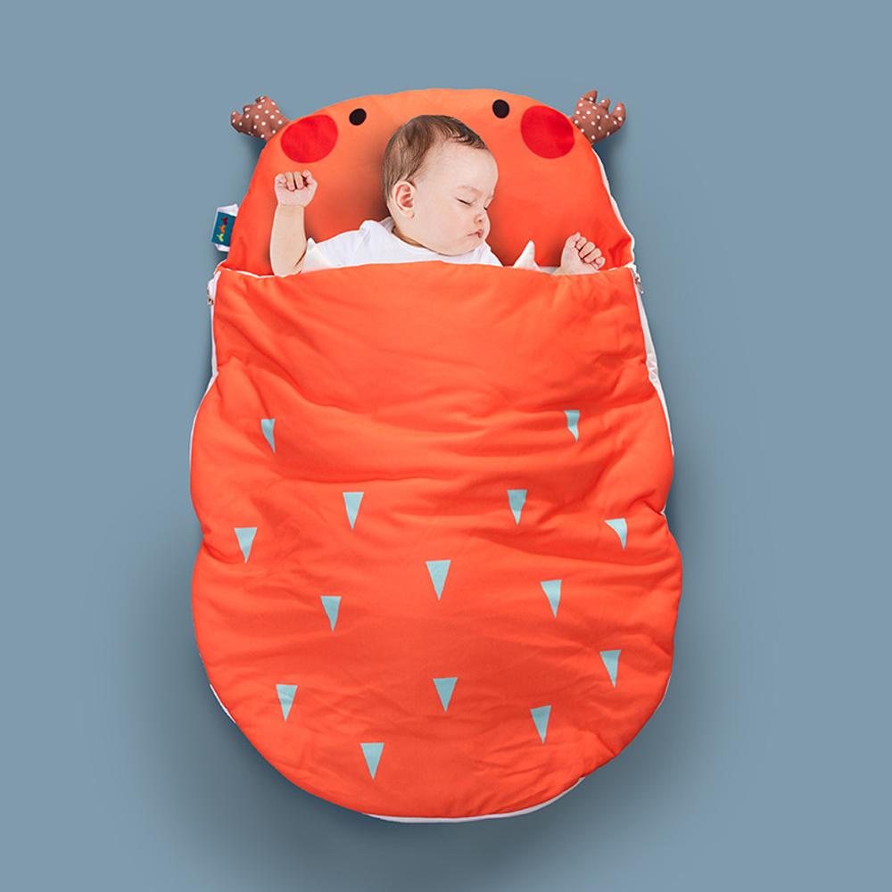 Breathable Anti Kick Safe Nights Cotton Infant Baby Sleep Bag Sack Blanket