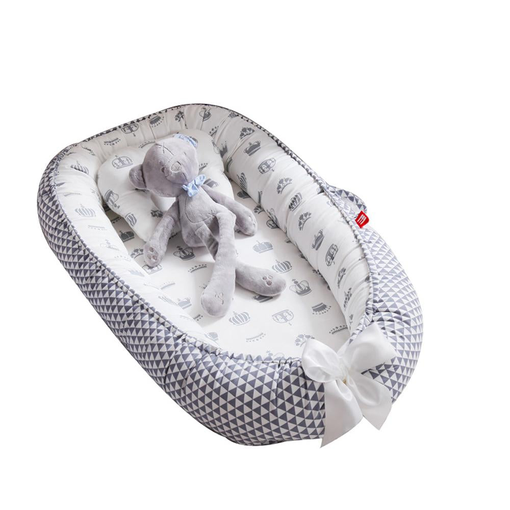 Baby Lounger Newborn Infant Nest Bed Breathable Portable Floor Seat for Home and Travel