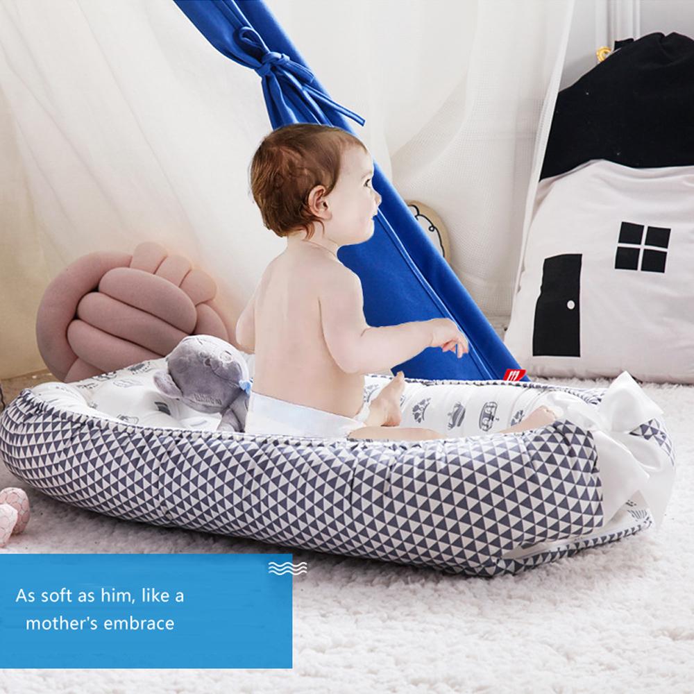 Baby Lounger Newborn Infant Nest Bed Breathable Portable Floor Seat for Home and Travel