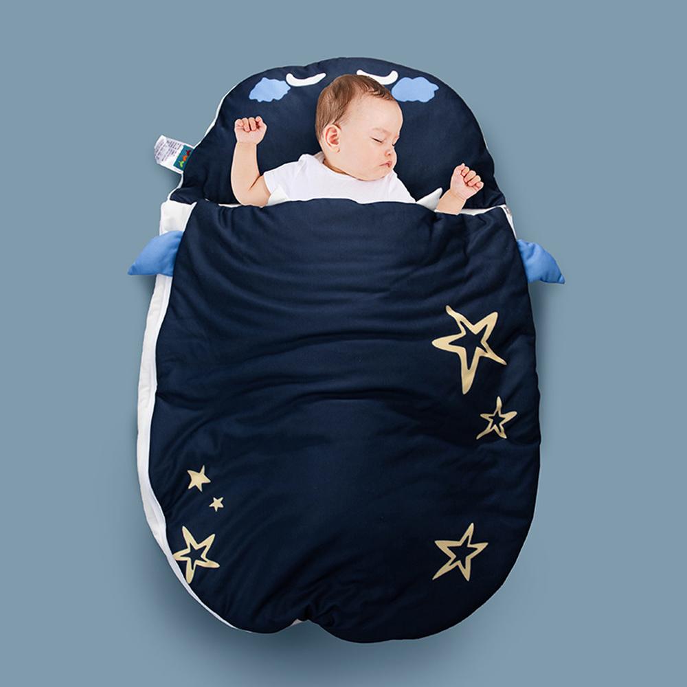 Breathable Anti Kick Safe Nights Cotton Infant Baby Sleep Bag Sack Blanket