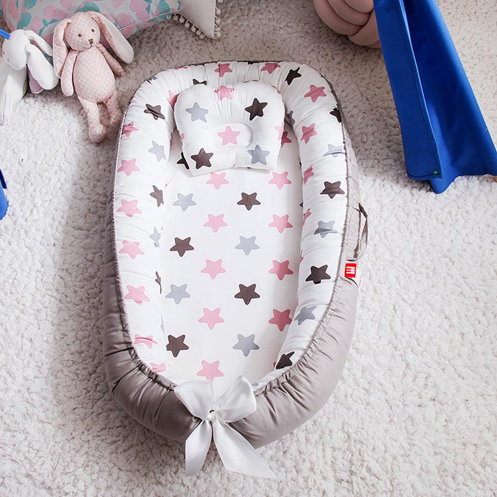 Baby Lounger Newborn Infant Nest Bed Breathable Portable Floor Seat for Home and Travel