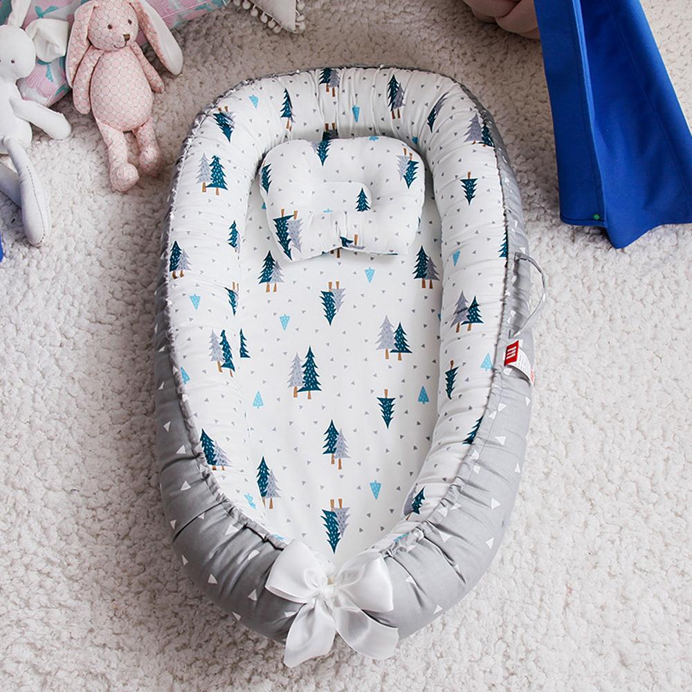 Baby Lounger Newborn Infant Nest Bed Breathable Portable Floor Seat for Home and Travel