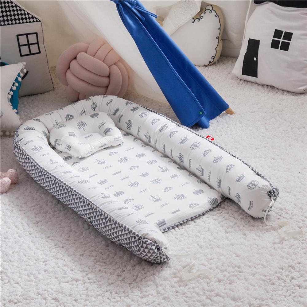 Baby Lounger Newborn Infant Nest Bed Breathable Portable Floor Seat for Home and Travel